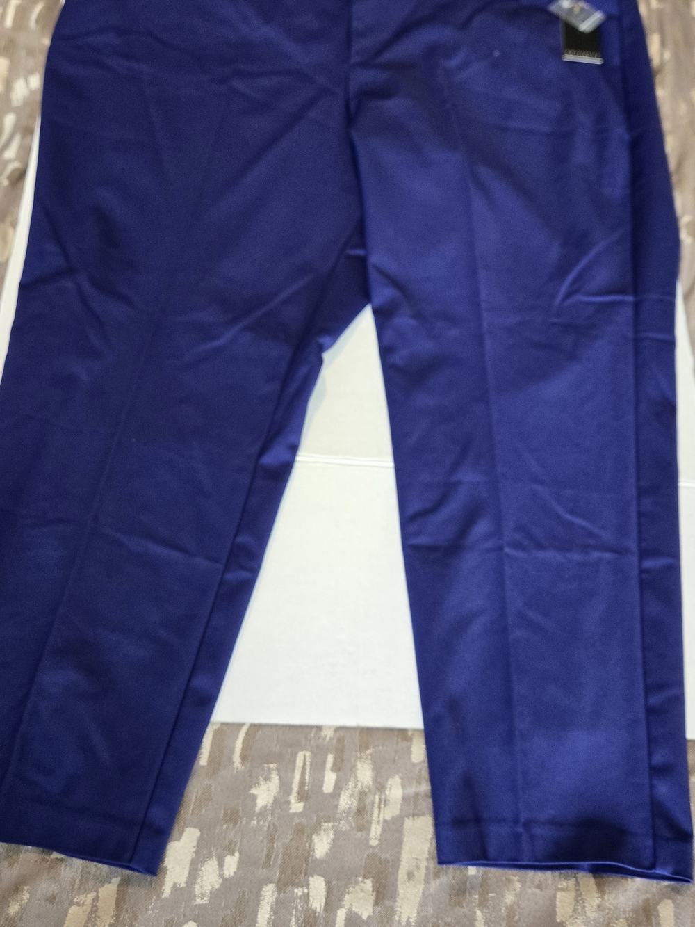 Eloquii Straight-Leg Dress Pants in Royal Blue Size 26